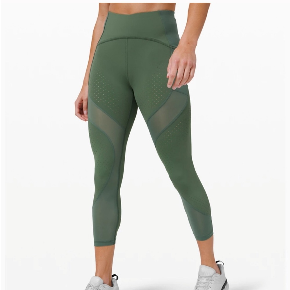 Lululemon Leggings Size 8 Algae Green